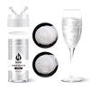 White Edible Glitter for Cocktails - 6g White Luster Dust Edible Drink Glitter Food Grade Metallic Shimmer Powder Cake Sprinkles