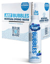 Just Bubbles Huckleblueberry - Pure Premium Sparkling Spring Water In A Fully Recyclable Reusable Eco-Friendly Bottle - 100% Mou