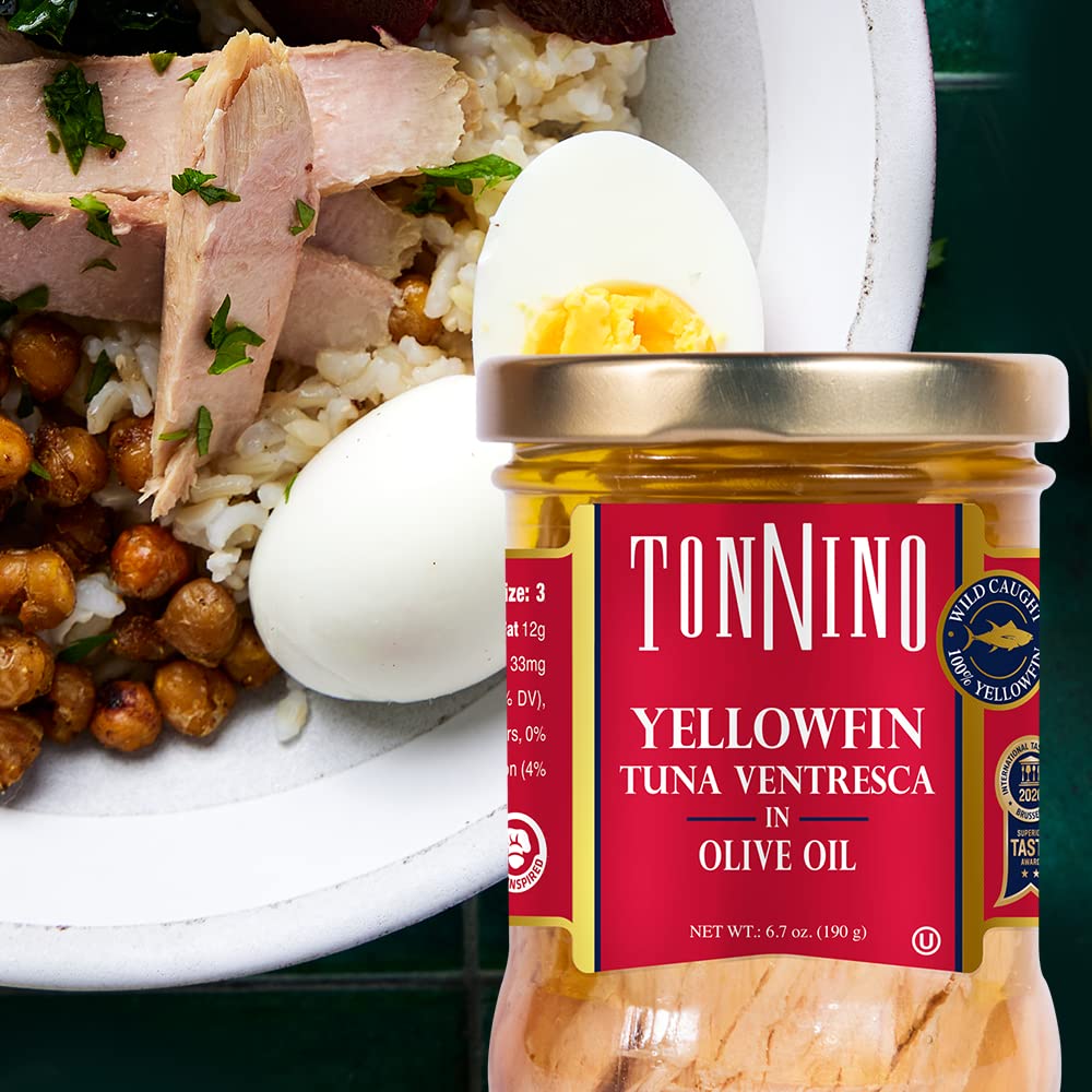 Tonnino Ventresca Tuna In Olive Oil 6.7 Oz. Jars Pack Of 6