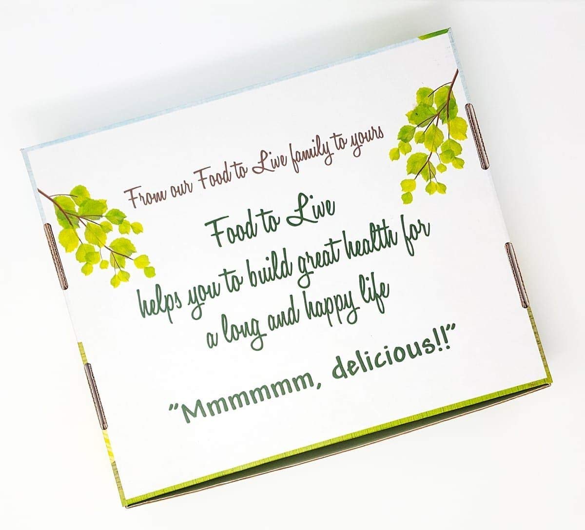 Food To Live Organic Flours In A Gift Box - Barley, Buckwheat, Kamut, Millet, Whole Spelt Flour