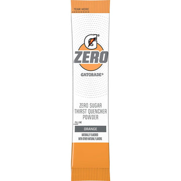 The Gatorade Gatorade G Zero, Sugar Free Powder Sticks, 0.10oz Packets (Mixes with 20 ounces of Water) 10 Pack (Orange), 20 Fl O