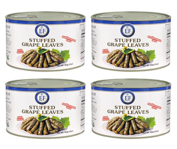 Eastern Feast - Stuffed Grape Leaves, 14 oz / 400g, (4 PACK) Vegan Suitable