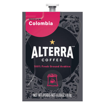 FLAVIA ALTERRA Coffee, Colombia, 20-Count Fresh Packs (Pack of 5)