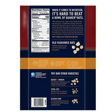 Old Fashioned Oats, 160 Ounces, 2 Pack (160 Ounce(2 Pack))