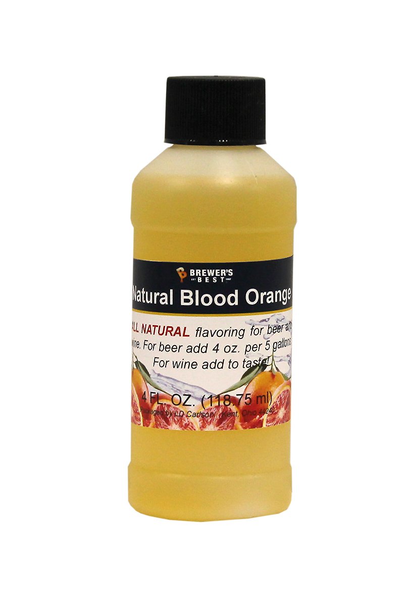 Brewers Best Natural Beer and Wine Flavoring Blood Orange, 128 oz, Multi Color, Model 3796A
