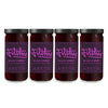 Filthy Food Black Amarena Cherries - Premium Cocktail Garnish - Non-GMO, Gluten Free - 8oz Jar, 4 Count