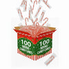 Mini Candy Canes, Red And White Peppermint Christmas Candy, Individually Wrapped, 100 Pack, Perfect For Holiday Gifts, Stocking Stuffers, Party Favors, Decorations (100 Count - Minis)