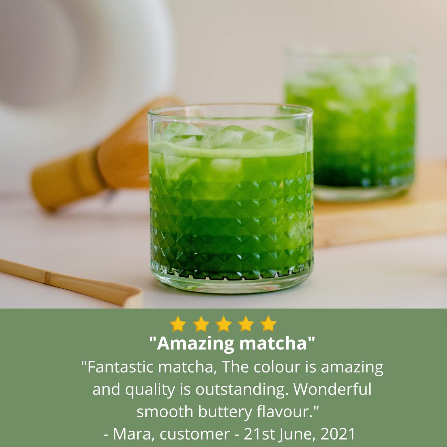 Kenko Tea Matcha Green Powder, USDA Organic, First Harvest, 3.5oz Bag, Green, Ceremonial Grade, 50 Servings