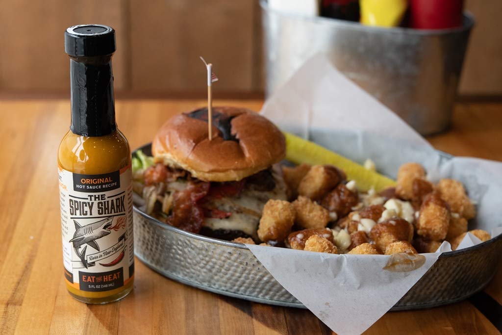 The Spicy Shark Original Hot Sauce - Vegan, Gluten Free - 5 Fl Oz