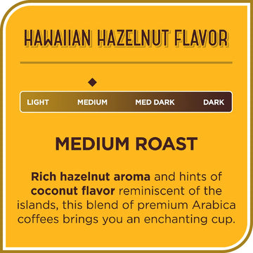 Don Francisco'S Hawaiian Hazelnut Flavored Medium Roast Coffee Pods - 55 Count - Recyclable Single-Serve Coffee Pods, Compatible