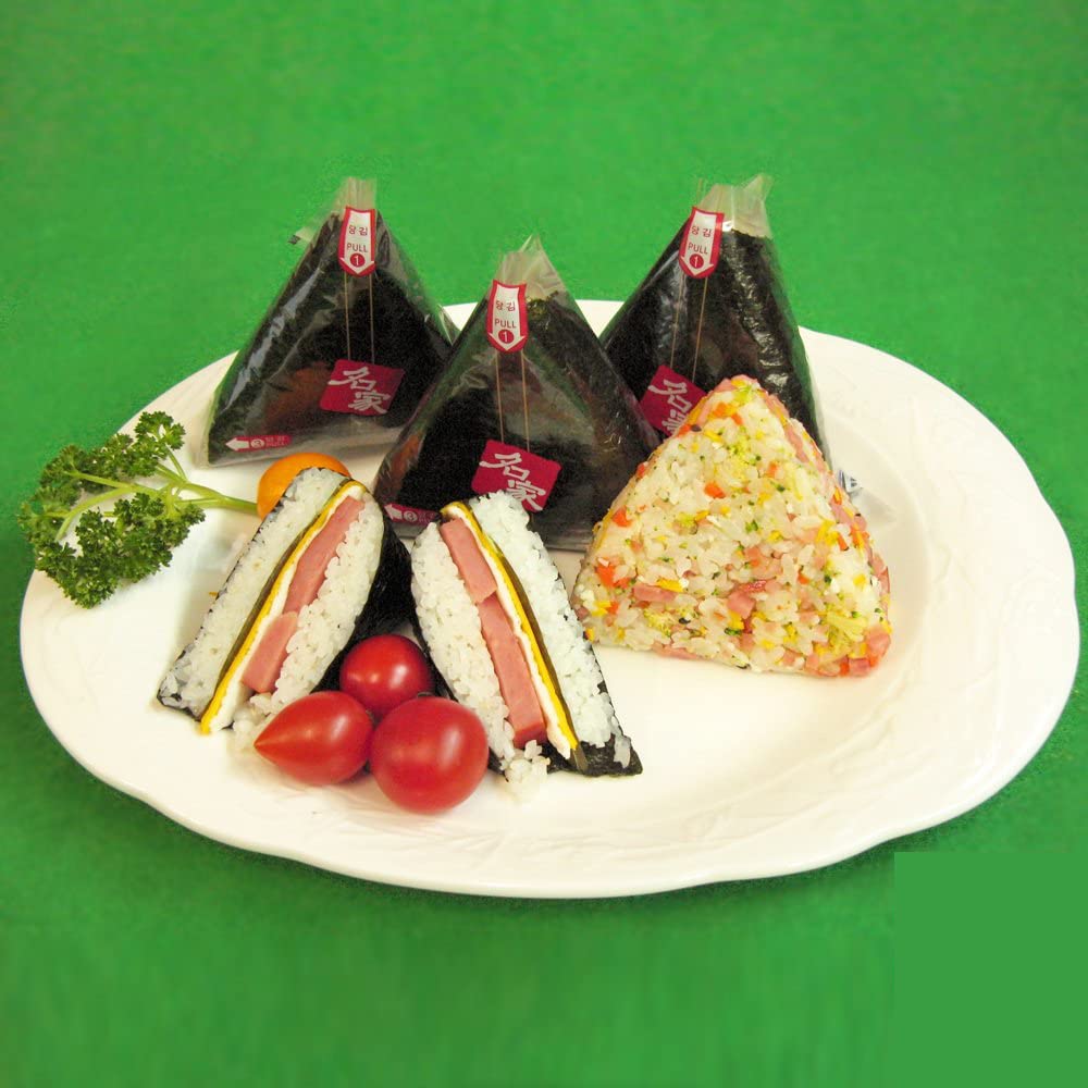 Kaneyama Seaweed Wrappers For Triangular ''Onigiri'' Rice Ball (50 Sheets Refill)