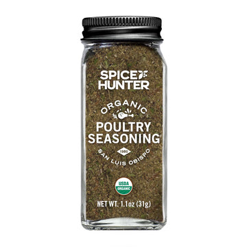 The Spice Hunter Poultry Seasoning, Organic, 1.1-Ounce Jar