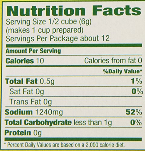 Knorr Cube Bouillon, Chicken, 6 Extra Large Cubes, 2.5 Oz