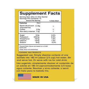 Eternal Spirit Beauty Asian Latte Coffee Singles - Indulge In Instant Luxury With Individual Packets For Quick And Velvety Bliss