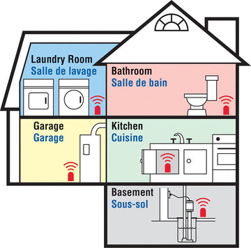 Zircon Leak Alert Electronic Water Detectors Bonus Pack, Batteries Not Included, 2-Pack