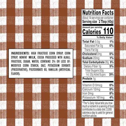 Smucker'S Sundae Syrup Chocolate Flavored Syrup, 20 Ounces (Pack Of 12)