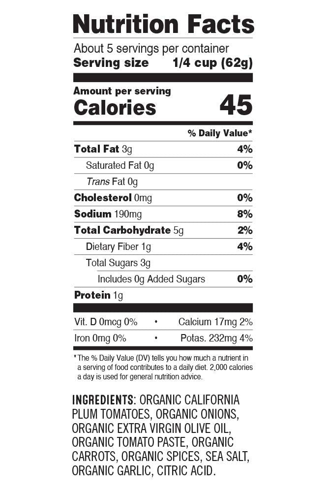 Sonoma Gourmet - Pza Sauce Hlm Tom Mrnra - Case Of 6-12 Oz(D0102H54X82)