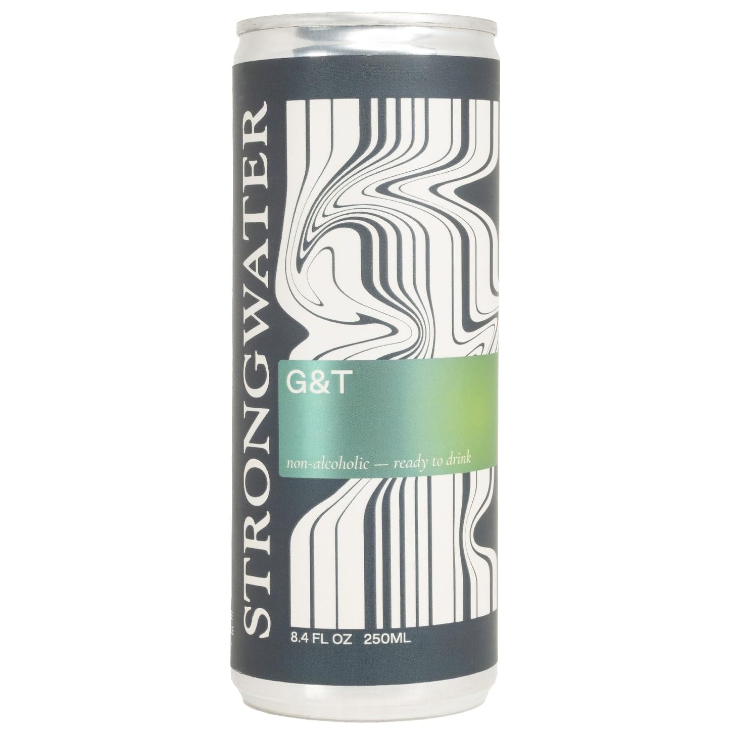 Strongwater Non-Alcoholic Gin & Tonic, Premium Ready-to-Drink, 12 Pack Cans, 8.4 Fl Oz Each