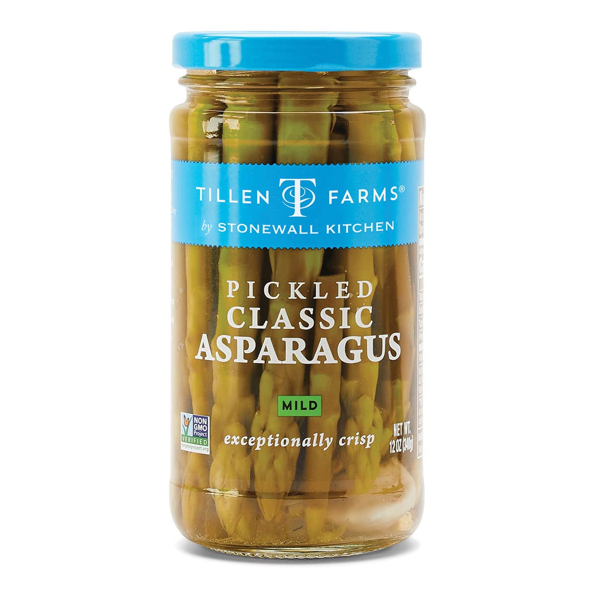Tillen Farms Mild Pickled Asparagus, 12 Ounce (Pack of 6)
