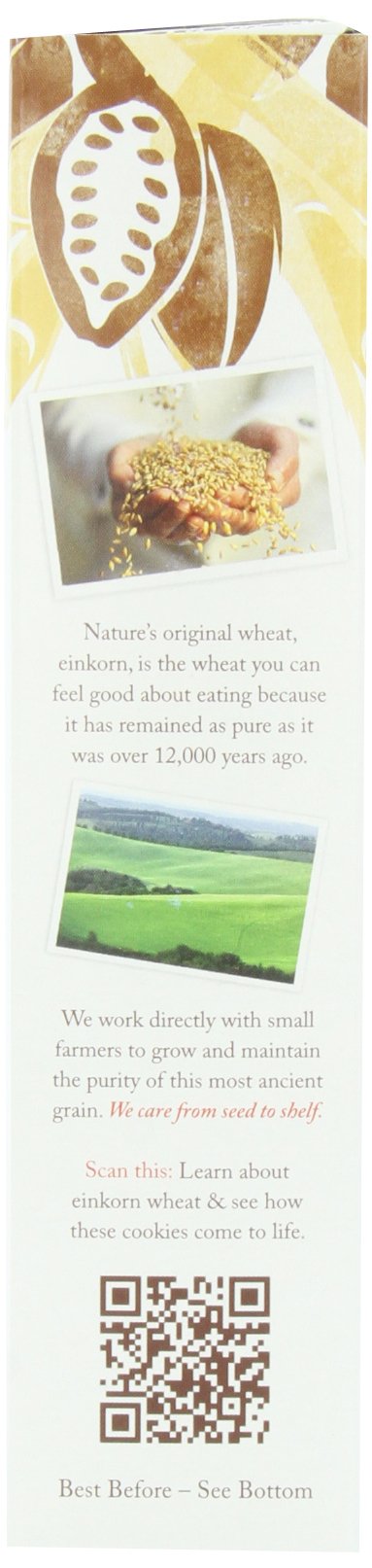 Jovial Organic Einkorn Checkerboard Cookies - Organic Cookies, High Protein, Fair Trade Certified, All Natural Ingredients, Low Carb, Low Sugar, Palm Done Right - 8.8 Oz, 6 Pack