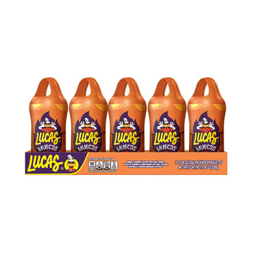 Lucas Muecas Lollipop Mango Flavor Candy, 0.96Oz - 10 Pieces Pack For Treats, Snack, Parties, Piñatas
