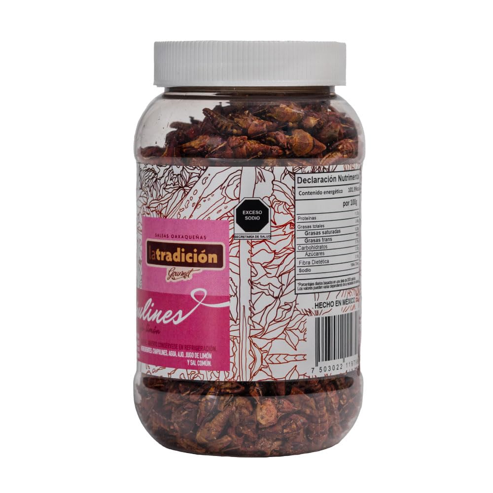 Chapulines (Grasshoppers) - Gourmet Edible Insects, Healthy Snack, Super Food, Mexican Gourmet Artisan Product From Oaxaca Mexic