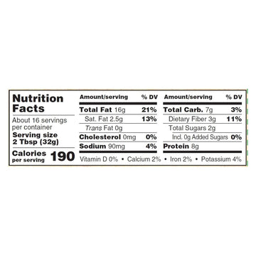 Woodstock Crunchy Organic Peanut Butter, 18 Oz (Pack Of 2)