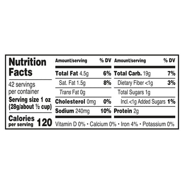 Utz Pub Mix, 42 Oz. Barrel, Savory Snack Mix With A Blend Of Crunchy Flavors For A Tasty Party Snack, Resealable Container, Tran
