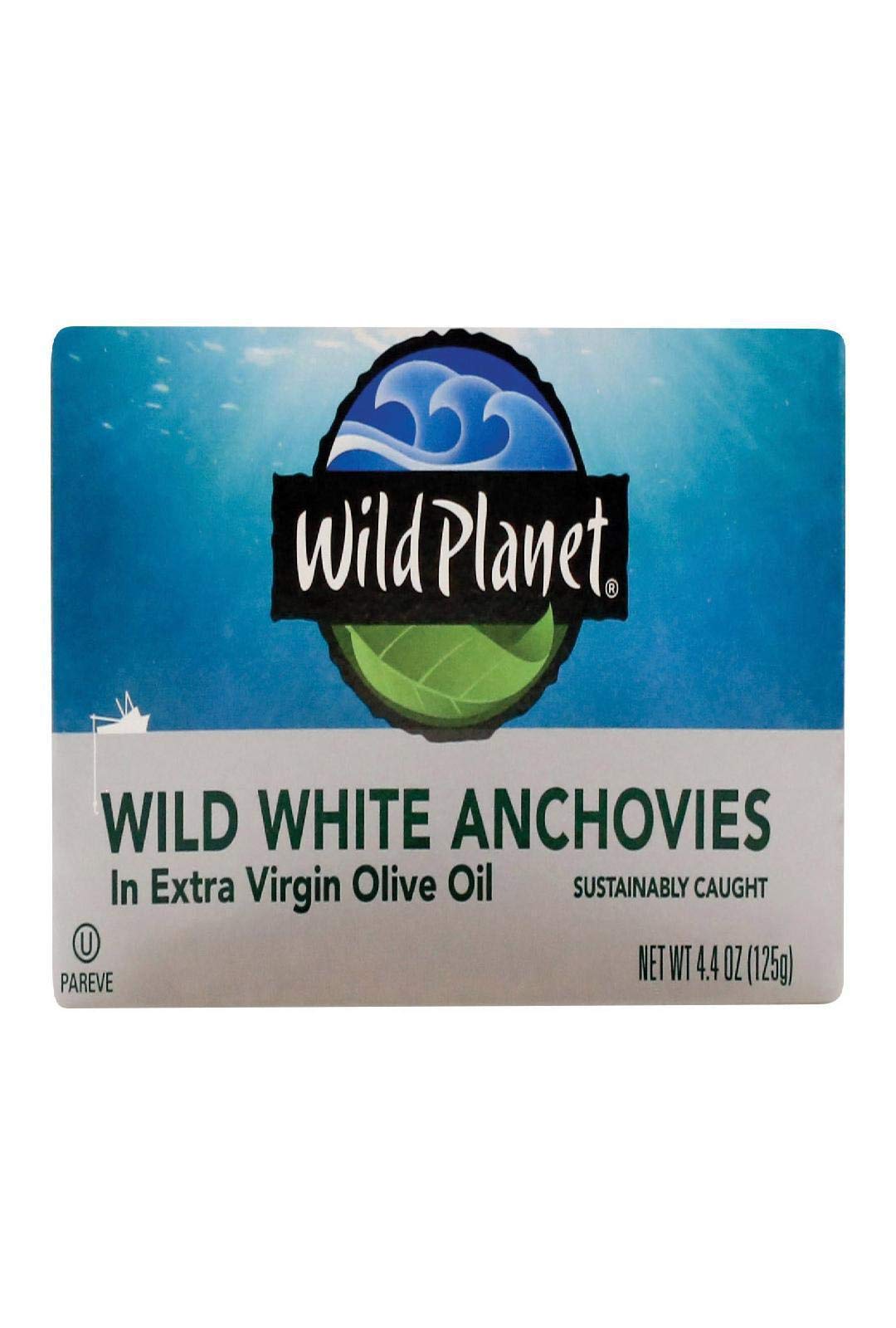 WILD PLANET ANCHOVY WHITE W EVOO 4.375OZ
