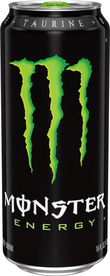 Monster Energy Drink, Green, Original, 16 Ounce (Pack Of 12)