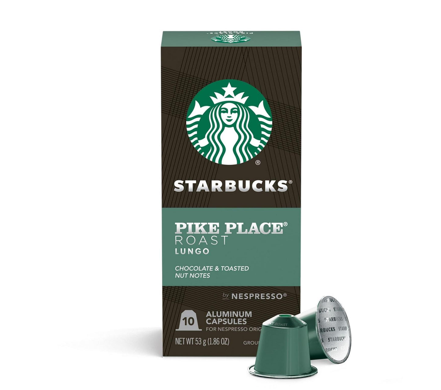 Starbucks By Nespresso Oriflavor Blendal Line Pike Place Roast - 10Ct