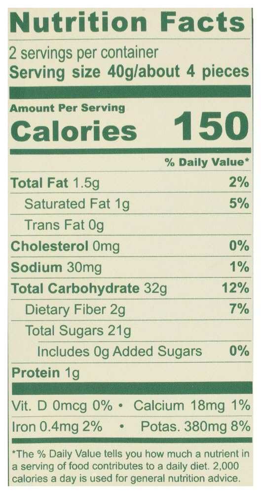 SOLELY Dried Organic Mango Strips with 100% Cacao, 2.8oz - 8 Bags