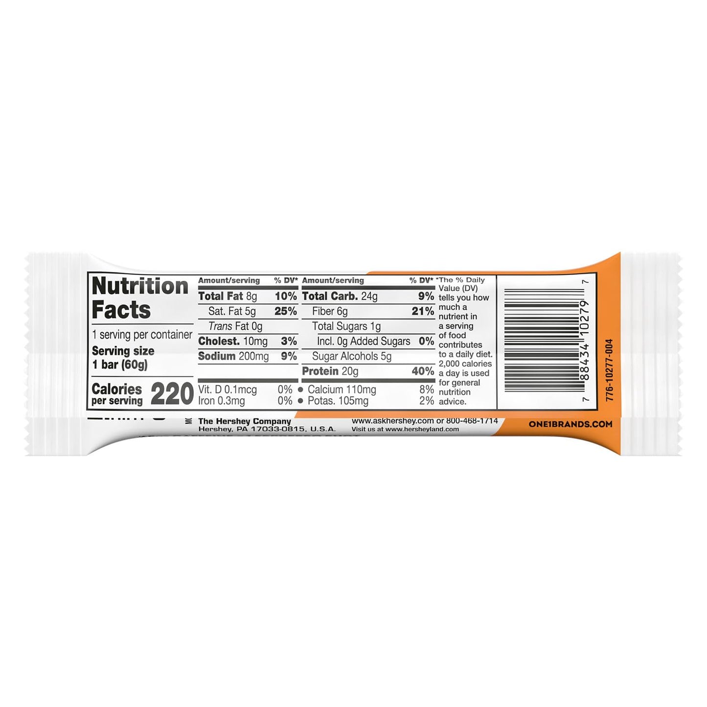 One Coffee Shop Caffeinated Protein Bars, Caramel Macchiato, Gluten Free With 20G Protein And 65Mg Of Caffeine Energy, Pantry Staples, 2.12 Oz (12 Count), Packaging May Vary