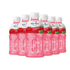 Mogu Mogu Drink Strawberry Juice (6 Bottles) Drinks For Kids Made With Fruit Juice And Nata De Coco (Coconut Jelly) Fun Chewable