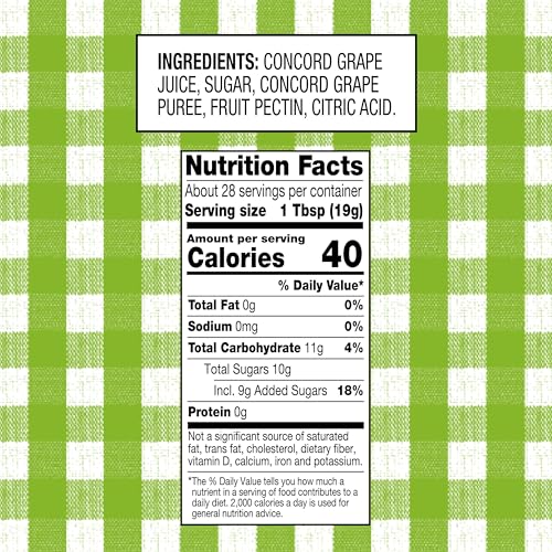 Smucker'S Natural Concord Grape Squeezable Fruit Spread, 19 Ounces (Pack Of 12)
