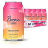 Recess Mood Magnesium & Adaptogen Drink, Calming Relaxation Beverage, 12 ounce (Raspberry Lemon, 12 pack)