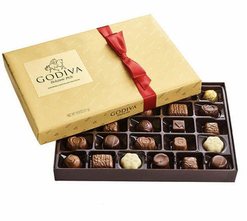 Godiva Assorted Chocolate Box - Goldmark Collection 10.9 OZ - Indulge in Rich Flavors