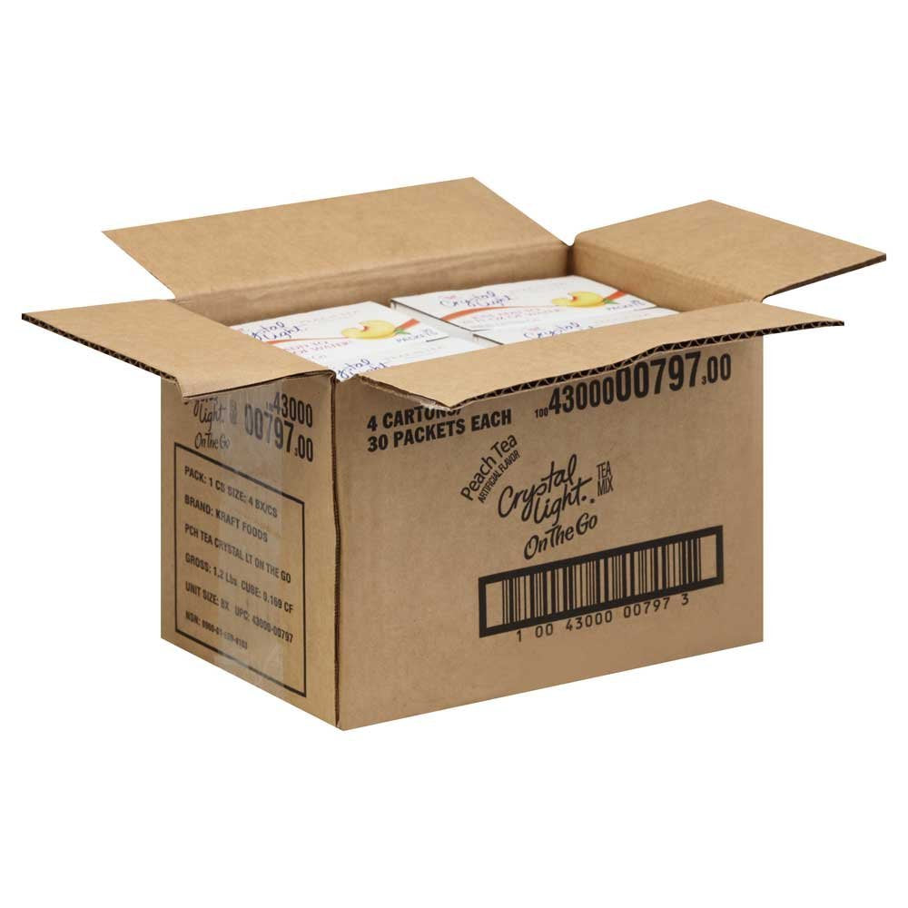 Marjack On-The-Go Mix Sticks, 09oz, 30/BX, Peach Tea