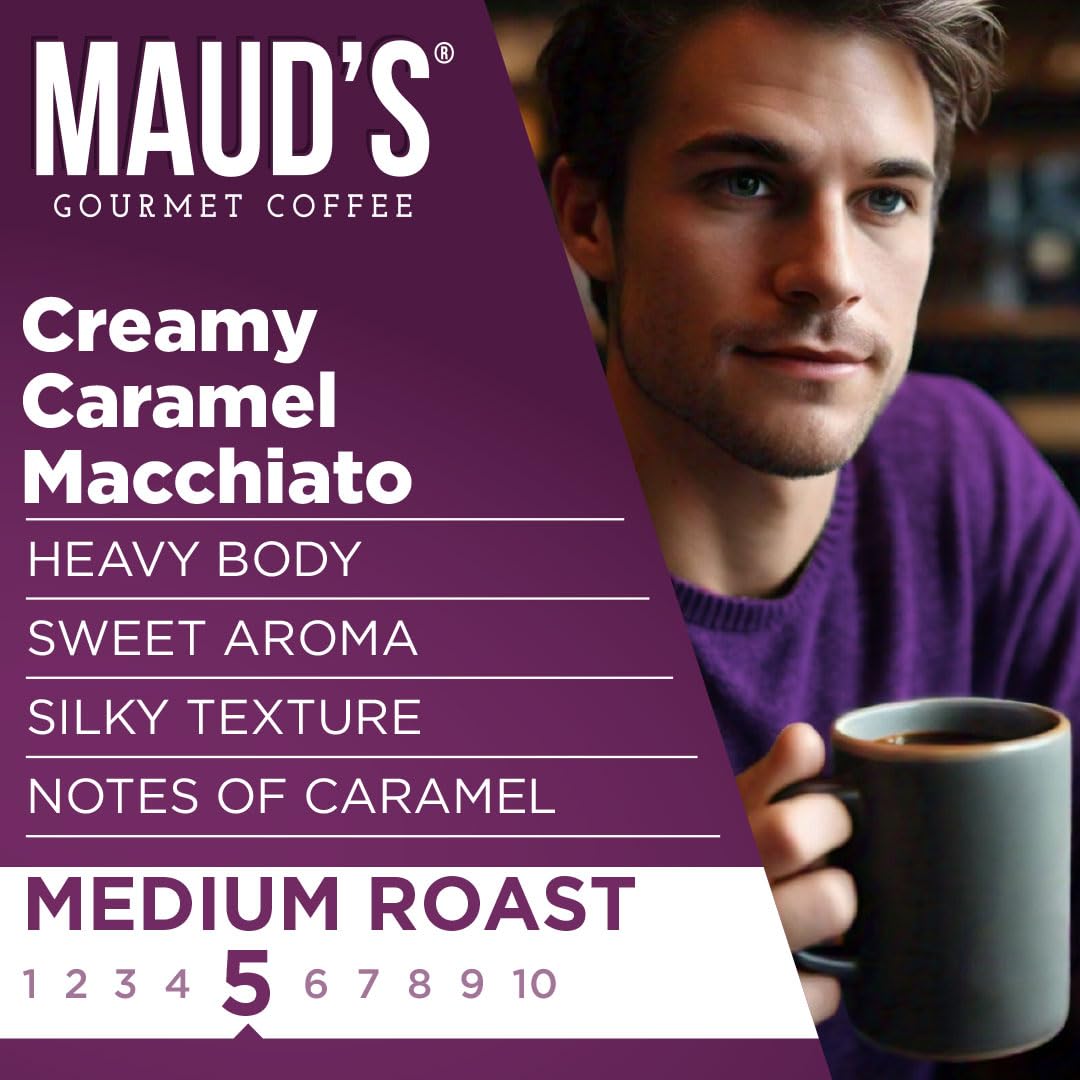 Intelligent Blends Caramel Macchiato Coffee Pods, 100Ct. Solar Energy Produced Recyclable Single Serve Caramel Flavored Coffee P