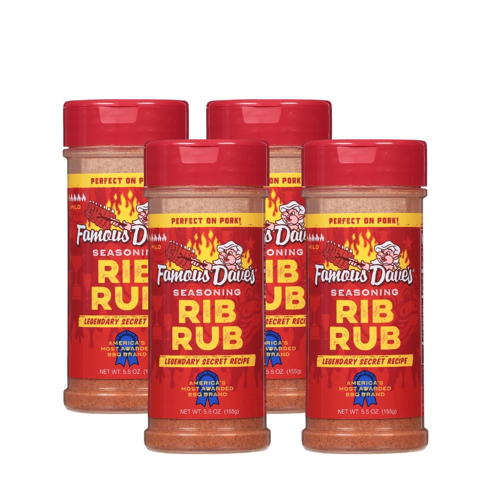 Famous Dave's - 4 pck, Rib Rub Seasoning (22 oz.)
