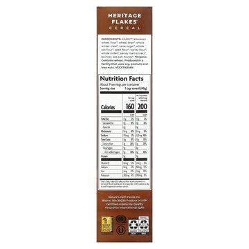 Nature'S Path, Cereal Heritage Flakes Organic, 13.25 Ounce