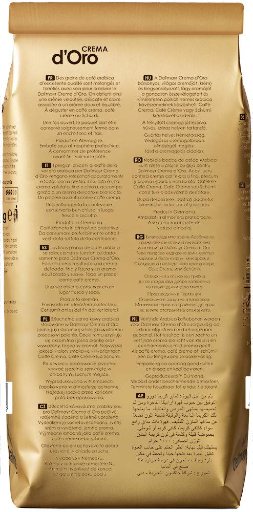 Dallmayr Crema D'Oro Mild Und Fein In Bohne, 1Er Pack (1 X 1000 G Beutel)