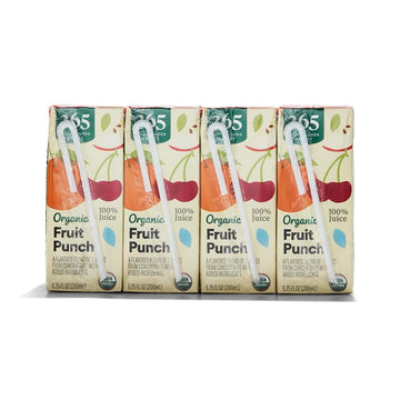 365 by Whole Foods Market, Featuring Wild Kratts, Organic 100% Juice from Concentrate, Fruit Punch(8 - 6.75 Fl Oz Boxes), 54 Fl