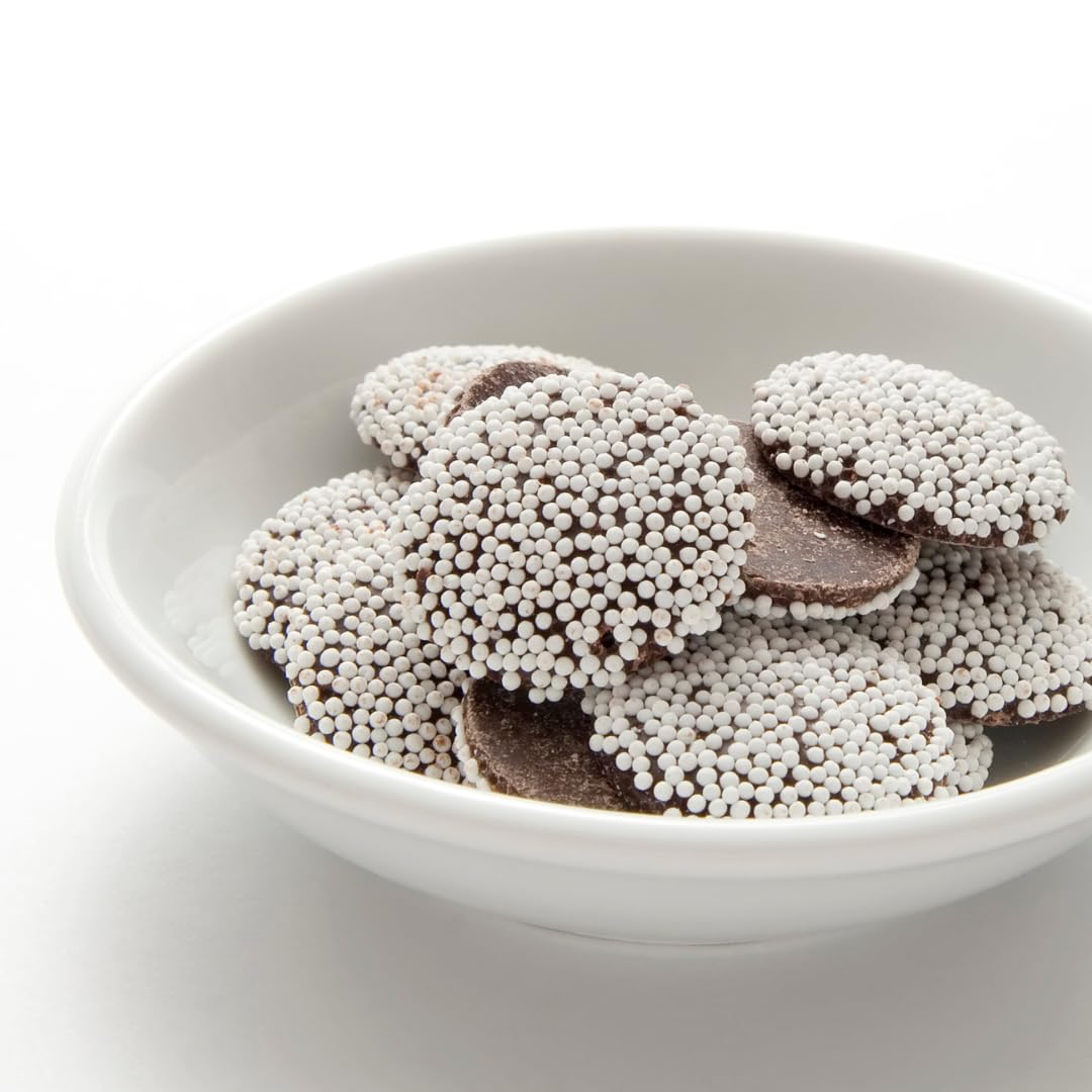 GranAroma Decorative Sprinkles, Ivory Nonpareils, 1 lb, Bakery Essential for Cakes & Cookies