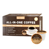 Mushroom Coffee K Cup - Focus & Gut-Health with 14-Mushrooms, Vitamins, L-Theanine and Alpha GPC, Single Serve Pods - No Crash o