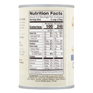 Delallo White Clam Sauce, Italian-Style, 10.5Oz Can, 3-Pack