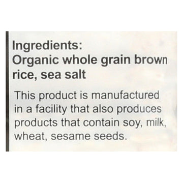 Suzie'S Organic Brown Rice Cake Thins|12 Pack|Lightly Salted Low Sodium|Usda Organic, Non-Gmo, Fat-Free, Sugar-Free, Gluten-Free