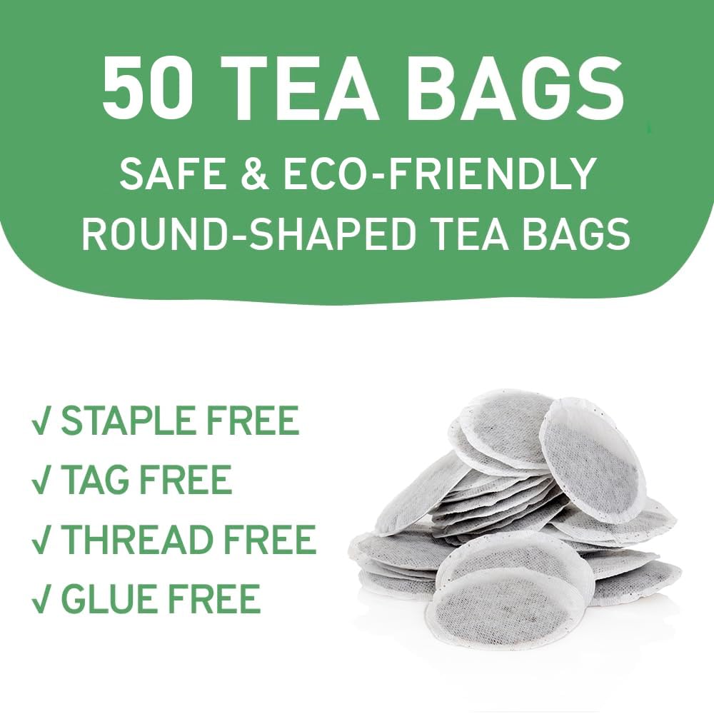 HANDPICK Senna Tea Bags - Non-GMO, Caffeine Free, Mild Taste, 50 Count, Eco-conscious Packaging