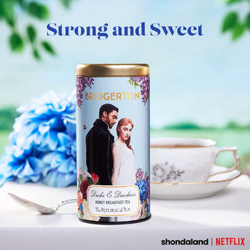 The Republic Of Tea - Bridgerton Duke & Dutchess, Honey Breakfast Tea, 36 Tea Bags