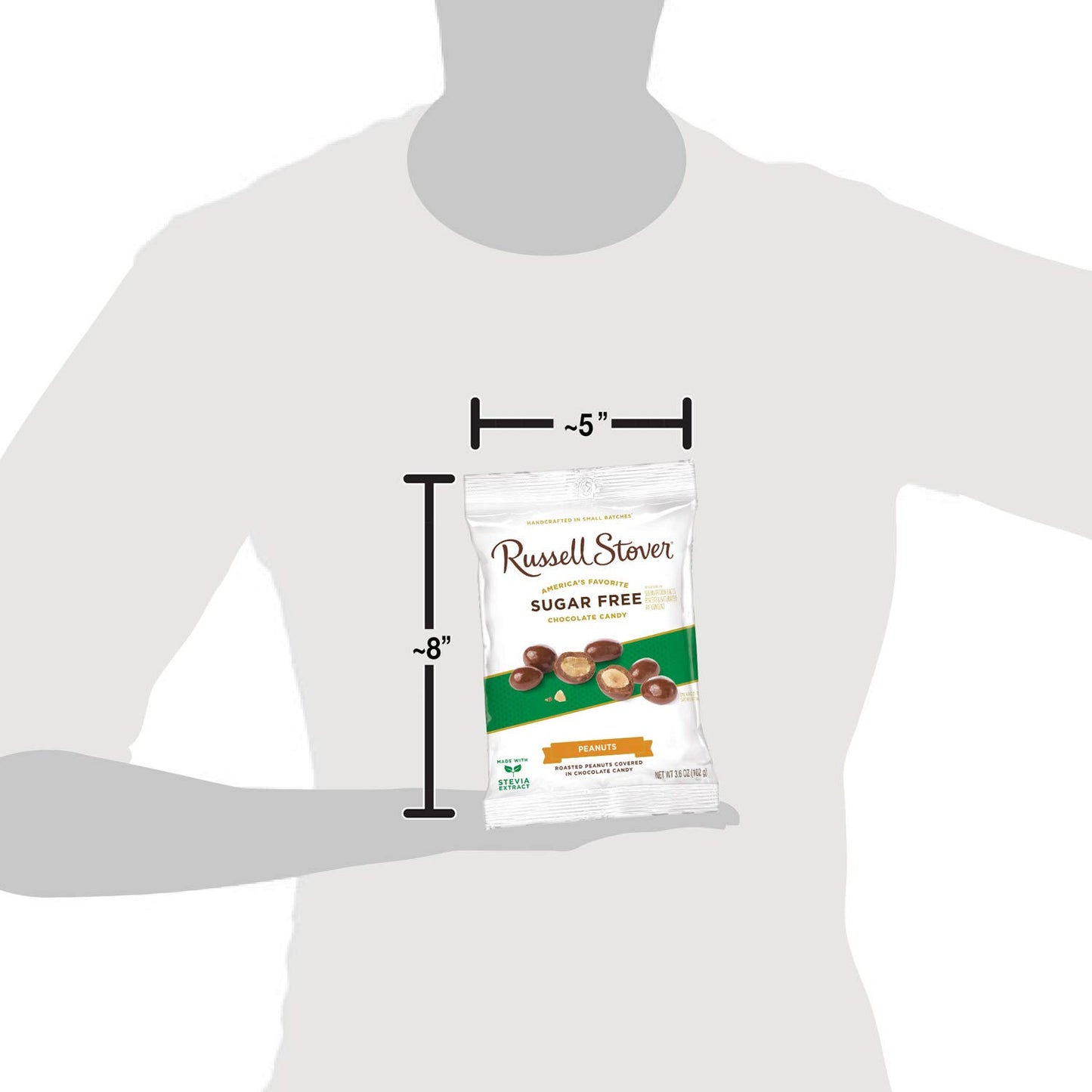 Russell Stover Sugar Free Peanut Butter Cups - Pack Of 3